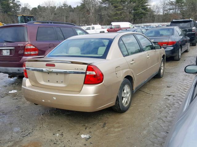 1G1ZT52815F298408 - 2005 CHEVROLET MALIBU LS 金色 照片 4
