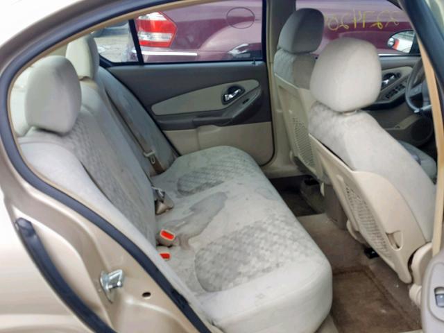 1G1ZT52815F298408 - 2005 CHEVROLET MALIBU LS 金色 照片 6