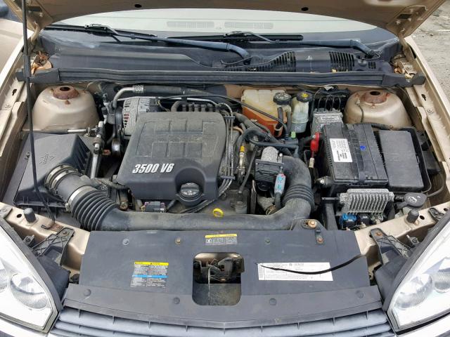 1G1ZT52815F298408 - 2005 CHEVROLET MALIBU LS 金色 照片 7