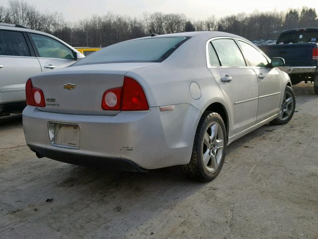 1G1ZC5EB7AF154573 - 2010 CHEVROLET MALIBU 1LT SILVER photo 4