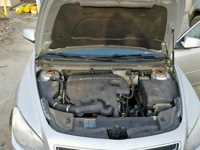 1G1ZC5EB7AF154573 - 2010 CHEVROLET MALIBU 1LT SILVER photo 7