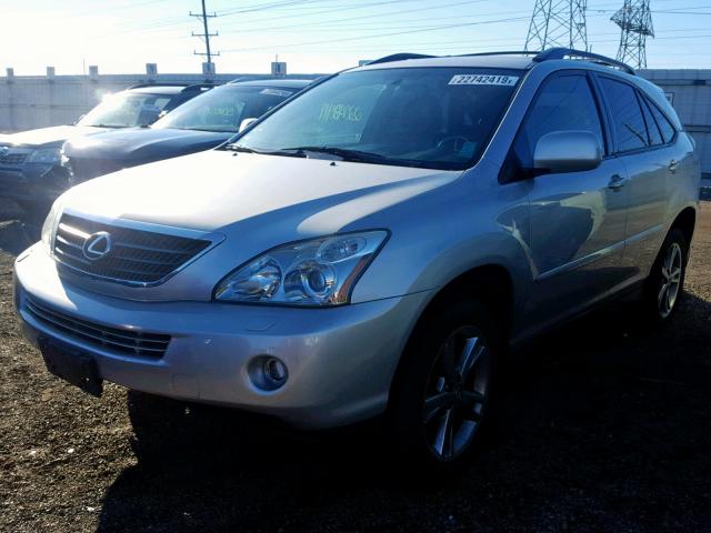 JTJHW31U762004674 - 2006 LEXUS RX 400 SILVER photo 2