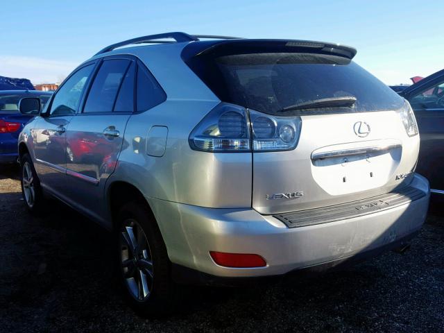 JTJHW31U762004674 - 2006 LEXUS RX 400 SILVER photo 3