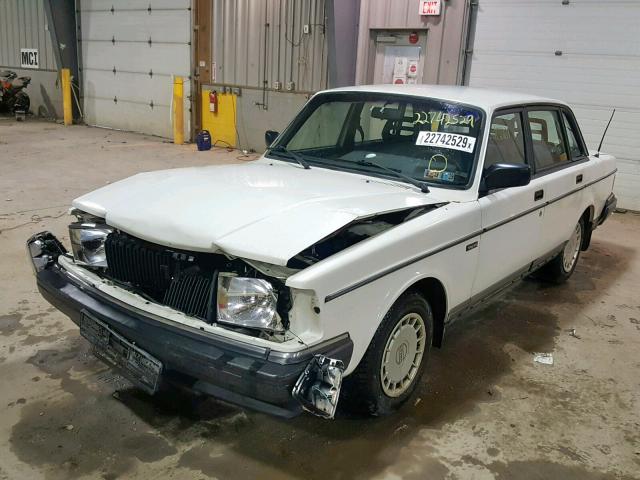 YV1AS8809P1483231 - 1993 VOLVO 240 WHITE photo 2