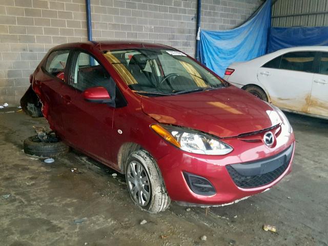 JM1DE1KY8E0183585 - 2014 MAZDA MAZDA2 SPO 勃艮第红 照片 1