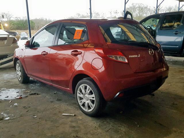 JM1DE1KY8E0183585 - 2014 MAZDA MAZDA2 SPO 勃艮第红 照片 3
