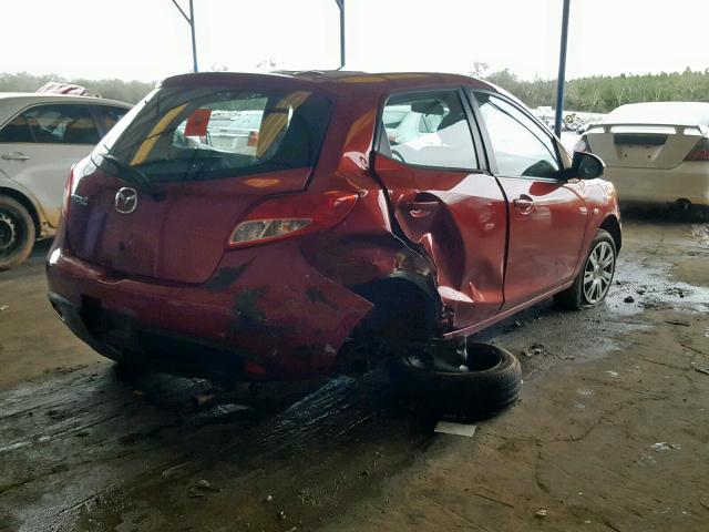 JM1DE1KY8E0183585 - 2014 MAZDA MAZDA2 SPO 勃艮第红 照片 4