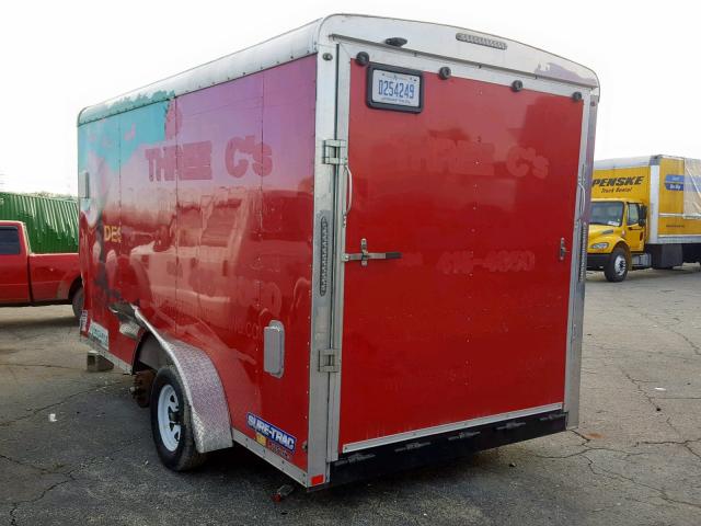 5JW1C142XF2118691 - 2015 UTILITY TRAILER RED photo 3