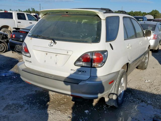 JTJGF10U210111296 - 2001 LEXUS RX 300 WHITE photo 4