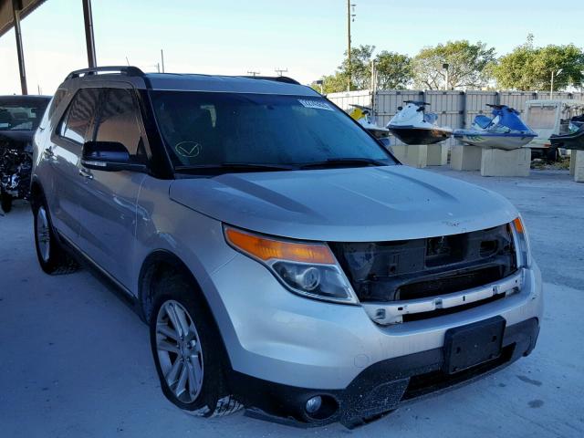 1FM5K7D89FGA70827 - 2015 FORD EXPLORER X SILVER photo 1