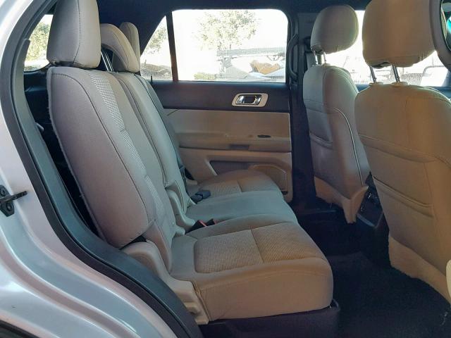1FM5K7D89FGA70827 - 2015 FORD EXPLORER X SILVER photo 6