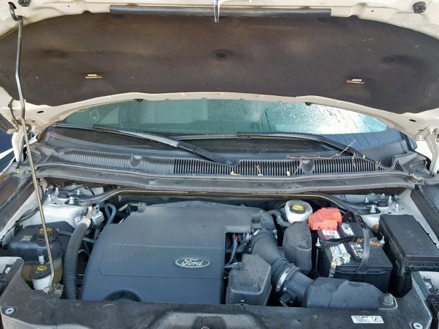 1FM5K7D89FGA70827 - 2015 FORD EXPLORER X SILVER photo 7