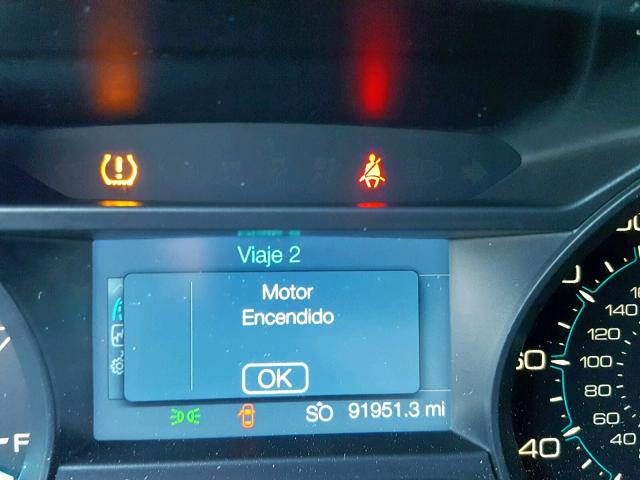 1FM5K7D89FGA70827 - 2015 FORD EXPLORER X SILVER photo 8