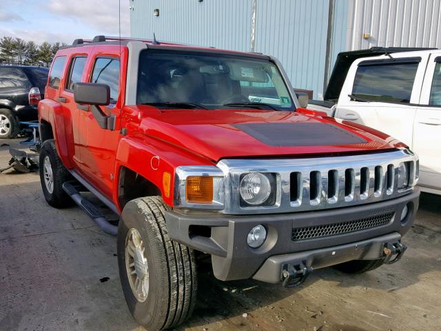 5GTDN136768265123 - 2006 HUMMER H3 RED photo 1