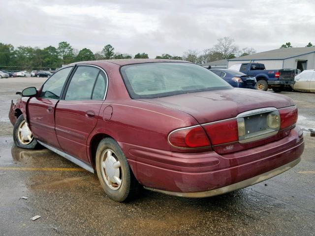 1G4HR54KXYU294797 - 2000 BUICK LESABRE LI MAROON photo 3