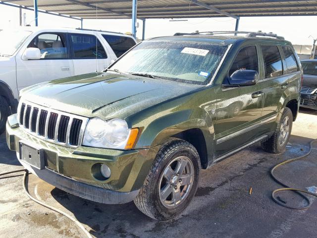 1J4HR58296C300231 - 2006 JEEP GRAND CHER GREEN photo 2