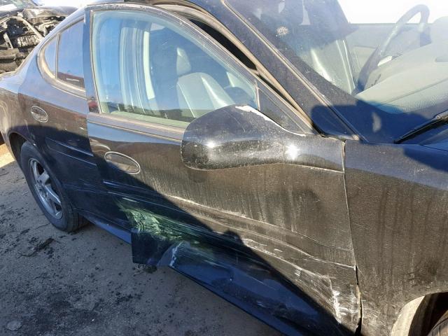 2G2WS522341257586 - 2004 PONTIAC GRAND PRIX BLACK photo 9