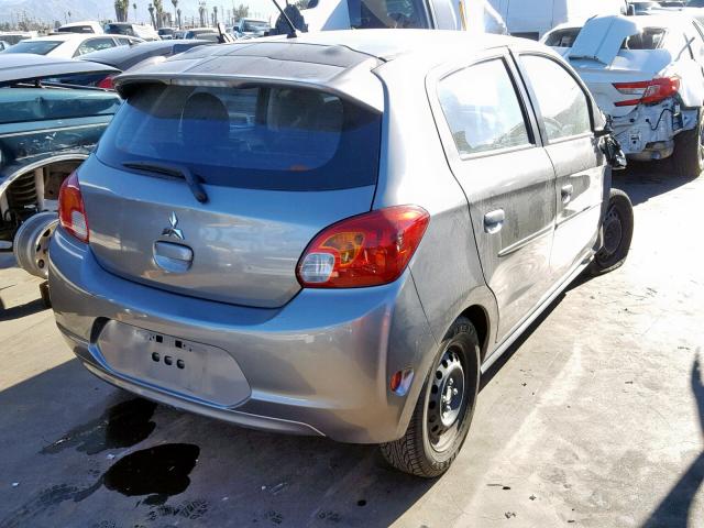 ML32A3HJ5FH054086 - 2015 MITSUBISHI MIRAGE DE GRAY photo 4