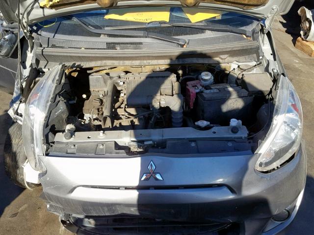 ML32A3HJ5FH054086 - 2015 MITSUBISHI MIRAGE DE GRAY photo 7