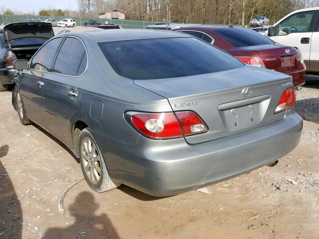 JTHBF30G730147702 - 2003 LEXUS ES 300 GREEN photo 3