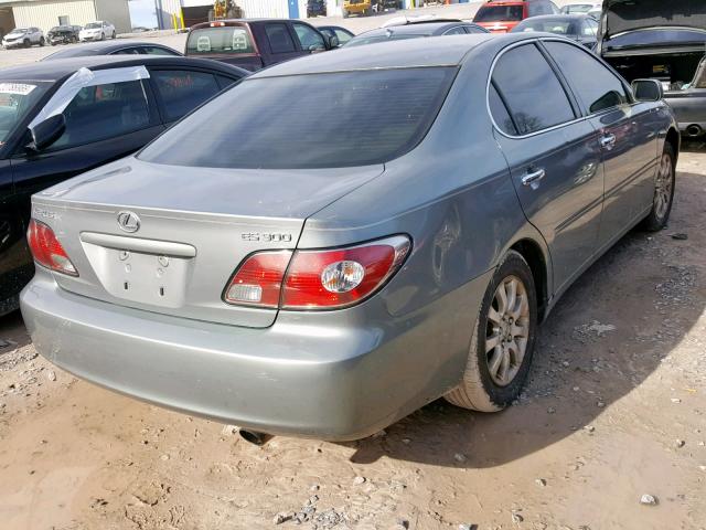 JTHBF30G730147702 - 2003 LEXUS ES 300 GREEN photo 4