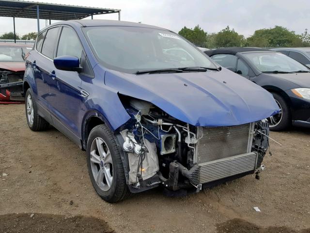 1FMCU0GX9EUD44281 - 2014 FORD ESCAPE SE BLUE photo 1