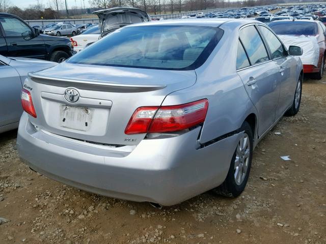 4T1BK46K39U083167 - 2009 TOYOTA CAMRY SE SILVER photo 4