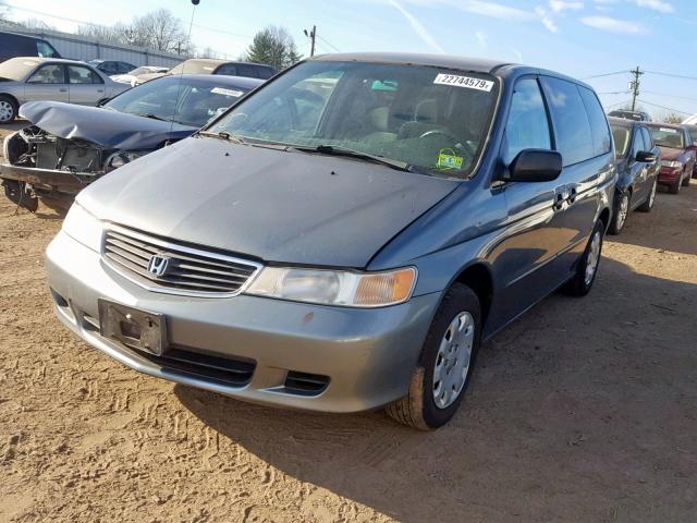 2HKRL1853YH573087 - 2000 HONDA ODYSSEY LX GRAY photo 2