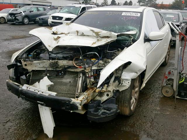 1HGCP36869A025050 - 2009 HONDA ACCORD EXL WHITE photo 2