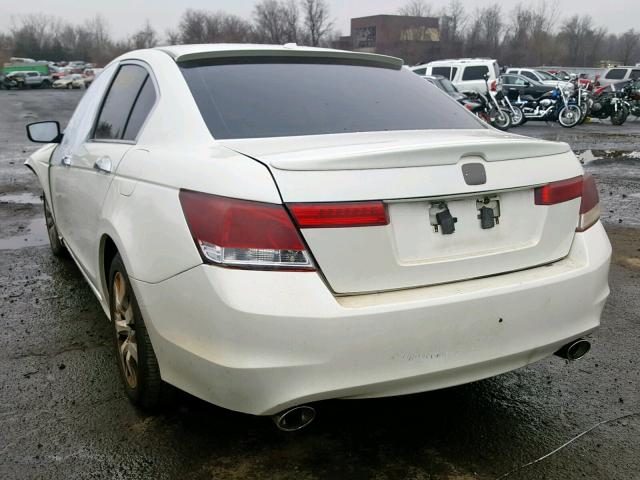 1HGCP36869A025050 - 2009 HONDA ACCORD EXL WHITE photo 3