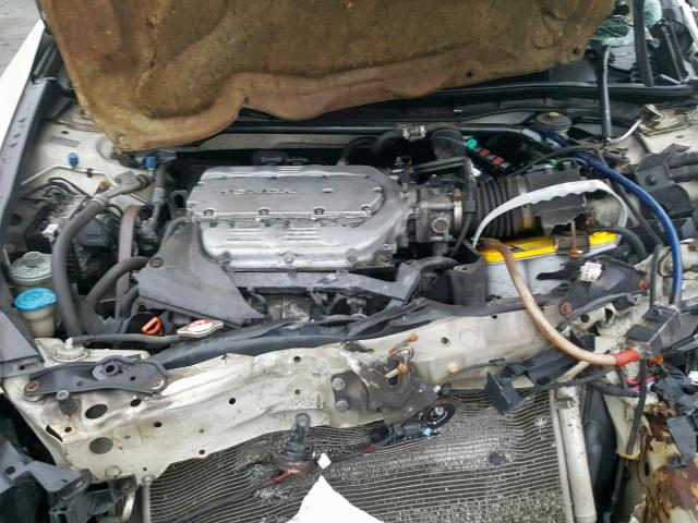 1HGCP36869A025050 - 2009 HONDA ACCORD EXL WHITE photo 7