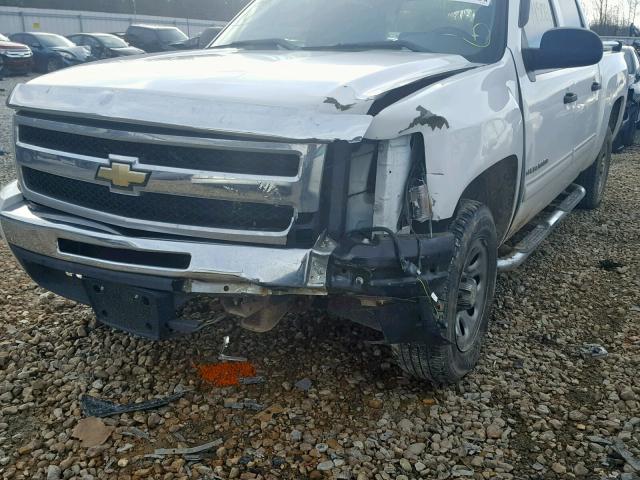 3GCRCREA1AG180669 - 2010 CHEVROLET SILVERADO WHITE photo 9