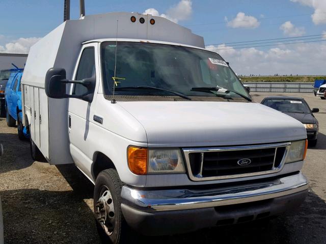 1FDWE35L47DA51595 - 2007 FORD E350 SUPER WHITE photo 1