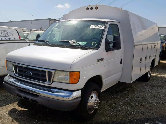 1FDWE35L47DA51595 - 2007 FORD E350 SUPER WHITE photo 2