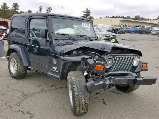 1J4FA39SX5P352055 - 2005 JEEP WRANGLER X BLACK photo 1