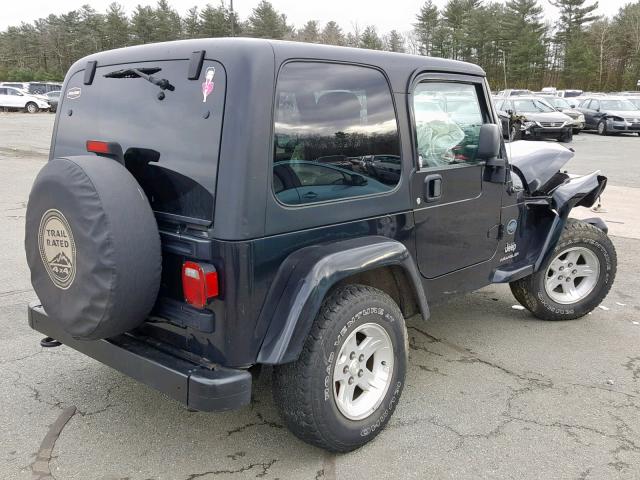 1J4FA39SX5P352055 - 2005 JEEP WRANGLER X BLACK photo 4