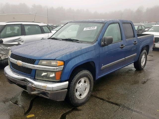 1GCCS136868206805 - 2006 CHEVROLET COLORADO BLUE photo 2