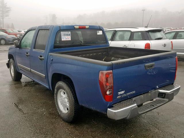 1GCCS136868206805 - 2006 CHEVROLET COLORADO BLUE photo 3