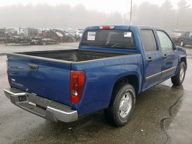 1GCCS136868206805 - 2006 CHEVROLET COLORADO BLUE photo 4