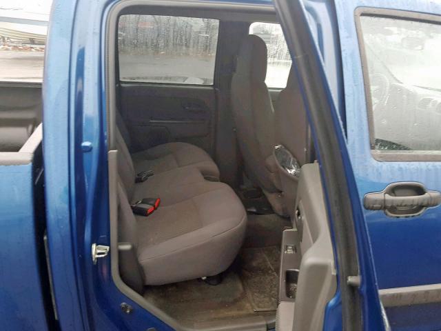 1GCCS136868206805 - 2006 CHEVROLET COLORADO BLUE photo 6