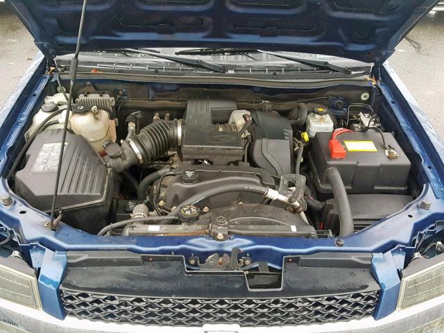 1GCCS136868206805 - 2006 CHEVROLET COLORADO BLUE photo 7