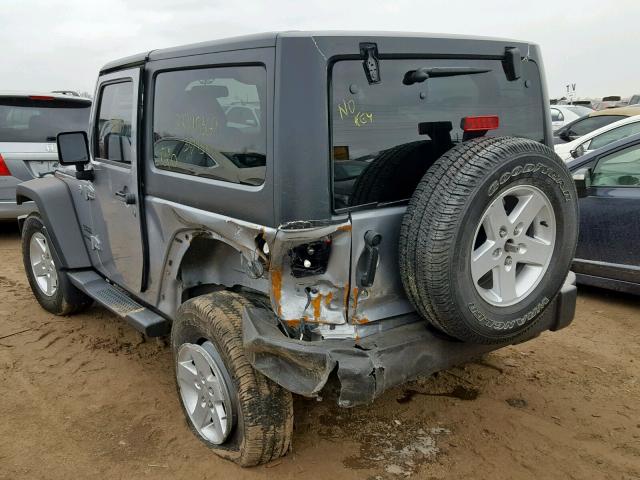 1C4AJWAG0GL204936 - 2016 JEEP WRANGLER S SILVER photo 3