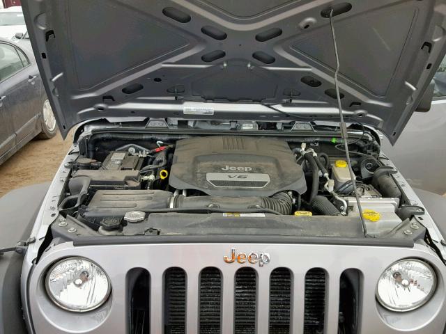 1C4AJWAG0GL204936 - 2016 JEEP WRANGLER S SILVER photo 7