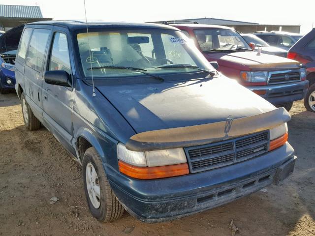 2B4GH2532SR306404 - 1995 DODGE CARAVAN GREEN photo 1