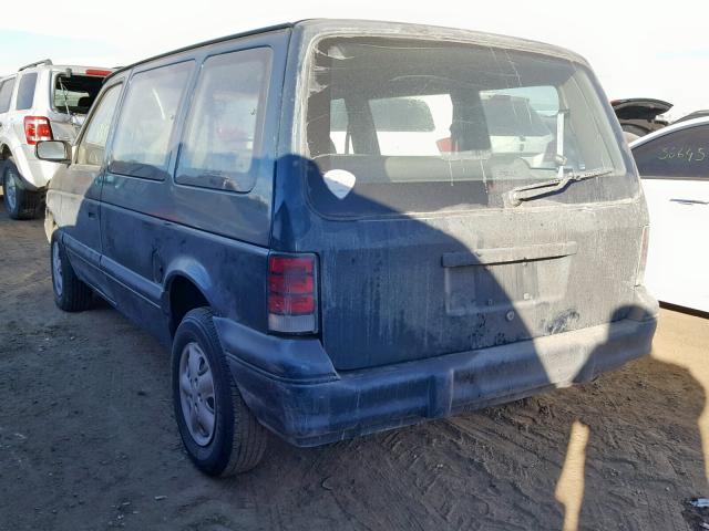 2B4GH2532SR306404 - 1995 DODGE CARAVAN GREEN photo 3