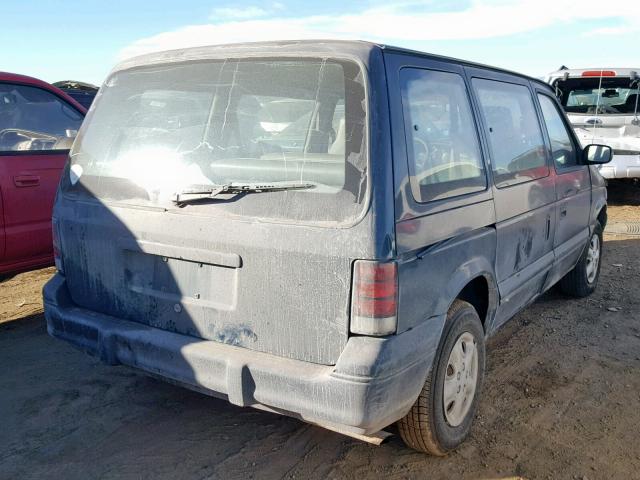 2B4GH2532SR306404 - 1995 DODGE CARAVAN GREEN photo 4