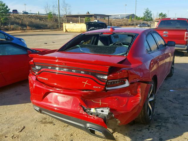 2C3CDXHG7HH543854 - 2017 DODGE CHARGER SX RED photo 9