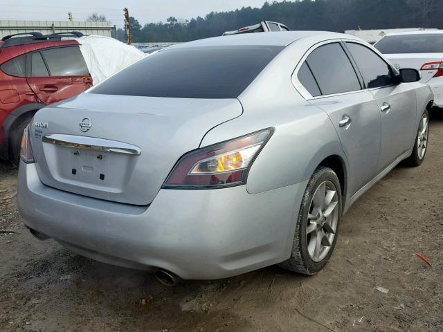 1N4AA5APXEC478741 - 2014 NISSAN MAXIMA S SILVER photo 4