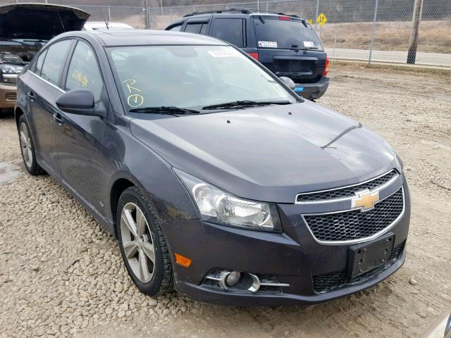 1G1PE5SB3E7158996 - 2014 CHEVROLET CRUZE LT BLACK photo 1