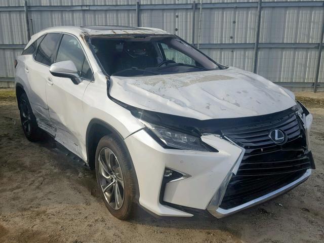 JTJGZKCA6J2000608 - 2018 LEXUS RX 350 L WHITE photo 1